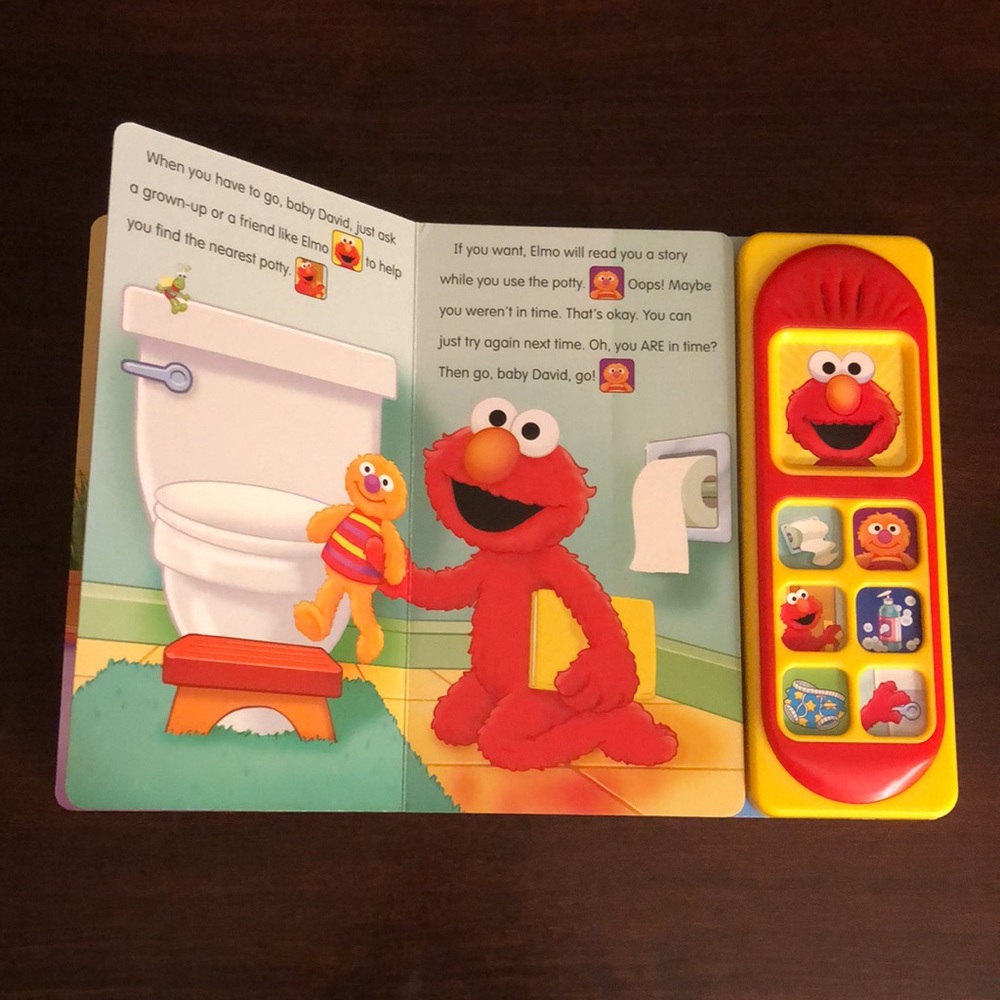 Sesame Street Potty Time with Elmo (Potty Training Sound Book) - Picture 6 of 9